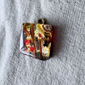 Vintage Art Glass Pendant Murano Pendant